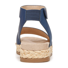 Sandal nữ SOUL Naturalizer Womens Deara Platform Flat Sandals Color Blue - Giày nữ xuất dư Âu, Mỹ