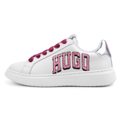Giày sneaker nữ VNXK Hugo màu trắng - Giày nữ xuất dư Âu, Mỹ