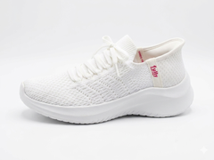 Giày thể thao nữ Fully Go Walk slip-on sneakers for women siêu nhẹ, siêu êm màu trắng