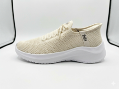 Giày thể thao nữ Fully Go Walk slip-on sneakers for women siêu nhẹ, siêu êm màu be