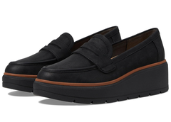 Giày nữ Womens DR. SCHOLL'S NICE DAY MAX Black Wedge Penny Loafer - Giày nữ xuất khẩu Âu, Mỹ