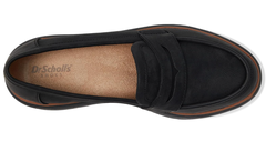 Giày nữ Womens DR. SCHOLL'S NICE DAY MAX Black Wedge Penny Loafer - Giày nữ xuất khẩu Âu, Mỹ