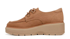 Giày nữ Womens DR. SCHOLL'S NICE DAY MAX Honey Brown FABRIC Wedge Oxford GENUINE - Giày nữ xuất khẩu Âu, Mỹ