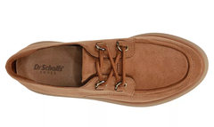Giày nữ Womens DR. SCHOLL'S NICE DAY MAX Honey Brown FABRIC Wedge Oxford GENUINE - Giày nữ xuất khẩu Âu, Mỹ