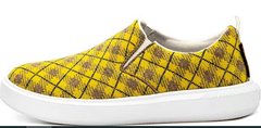 Giày Sneaker Nữ Woolloomooloo Byron Plaid Wool Slip-On Sneakers - Giày nữ xuất khẩu Âu, Mỹ