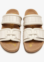 Sandal nữ Sam Edelman Rowan Slide Footbed Sandal COLOR:  Modern Ivory Leather - Giày nữ xuất Âu, Mỹ