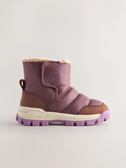Giày Trẻ Em Burgundy Red Thinsulate Quilted Boots – Chính Hãng Next, Xuất Dư Cao Cấp, Giá Cực Sốc!