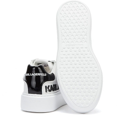 Giày nữ Karl Lagerfeld Paris Inject Logo Womens White/Black Trainers  - Giày nữ xuất dư Âu, Mỹ xịn