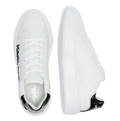 Giày nữ Karl Lagerfeld Paris Inject Logo Womens White/Black Trainers  - Giày nữ xuất dư Âu, Mỹ xịn