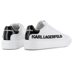 Giày nữ Karl Lagerfeld Paris Inject Logo Womens White/Black Trainers  - Giày nữ xuất dư Âu, Mỹ xịn