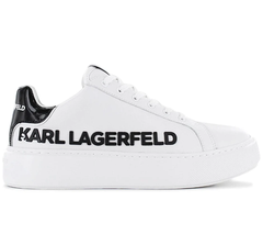 Giày nữ Karl Lagerfeld Paris Inject Logo Womens White/Black Trainers  - Giày nữ xuất dư Âu, Mỹ xịn