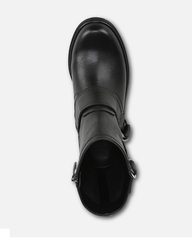 Boot nữ Naturalizer Women's Optimus Moto Boot Color Black Leather - Giày nữ xuất khẩu Âu, Mỹ