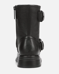 Boot nữ Naturalizer Women's Optimus Moto Boot Color Black Leather - Giày nữ xuất khẩu Âu, Mỹ