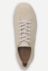 Giày nữ VNXK Naturalizer Women's Turner-Lace Sneaker Color Porcelain Beige Faux Leather - Giày nữ xuất Mỹ, Âu