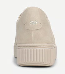 Giày nữ VNXK Naturalizer Women's Turner-Lace Sneaker Color Porcelain Beige Faux Leather - Giày nữ xuất Mỹ, Âu