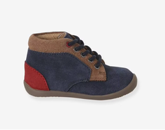 Giày Trẻ Em Xuất Dư Vertbaudet Lace-Up Soft Leather Ankle Boots – Thiết Kế Cho Bé Chập Chững Biết Đi