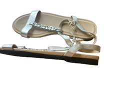 Giày sandal nữ Naturalizer quai đôi phối xích đế bằng - Hàng xuất Mỹ