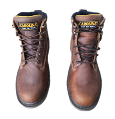 Boots Nam Da Thật, Chống Nước, Đế Cách Điện Carolina Men's Waterproof Work Boot Dark Brown