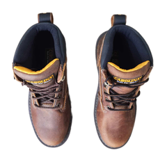 Boots Nam Da Thật, Chống Nước, Đế Cách Điện Carolina Men's Waterproof Work Boot Dark Brown