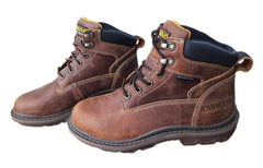 Boots Nam Da Thật, Chống Nước, Đế Cách Điện Carolina Men's Waterproof Work Boot Dark Brown