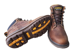 Boots Nam Da Thật, Chống Nước, Đế Cách Điện Carolina Men's Waterproof Work Boot Dark Brown