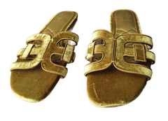 Dép sandal nữ nhung cao cấp Sam Edelman Women's Bay Flat Sandal - Giầy xuất khẩu Âu, Mỹ