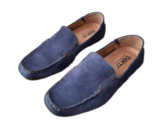 Giày lười nam da thật Born Men's Allan Color Navy (Dark Blue) - Giày nam xuất khẩu Mỹ, Eu