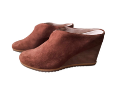 Giày sục nữ SOUL Naturalizer brown tan Haley mule - Giày nữ xuất khẩu Âu, Mỹ