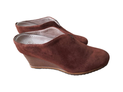 Giày sục nữ SOUL Naturalizer brown tan Haley mule - Giày nữ xuất khẩu Âu, Mỹ