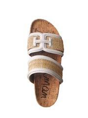 Sandal nữ Sam Edelman Women's Rowan Slide Sandal Light Natural - Giày xuất Mỹ, Âu