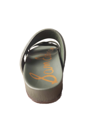 Sandal nữ Sam Edelman Women's Rowan Slide Sandal Light Natural màu xanh - Giày xuất Mỹ