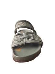 Sandal nữ Sam Edelman Women's Rowan Slide Sandal Light Natural màu xanh - Giày xuất Mỹ