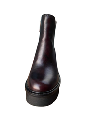 Boot cao cổ nữ da thật, chống nước Naturalizer Women Darry Bootie Water Repellent Ankle Boot Dark Brown Leather - Giày nữ xuất khẩu Âu, Mỹ