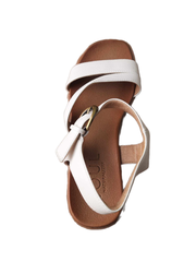 Dép Sandal Nữ SOUL Naturalizer Womens Jayvee Strappy Flat Sandal màu trắng - Giày nữ xuất khẩu Âu, Mỹ