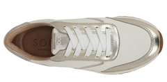 Giày Nữ SOUL Naturalizer Jackson Jogger Sneaker Color White Gold - Giày nữ xuất khẩu Âu, Mỹ