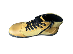 Giày nữ VNXK sneaker Women in leather Naturläufer flex-zone màu vàng  - Giày da xuất dư sang Mỹ, Âu