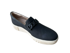 Giày nữ VNXK Naturalizer Women's Daphne Platform Slip On Sneaker Black Leather - Giày nữ xuất Mỹ, Âu