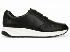 Giày nữ VNXK Naturalizer Women's Shay Lace Up Sneaker Color Black Leather - Giày nữ xuất Mỹ, Âu