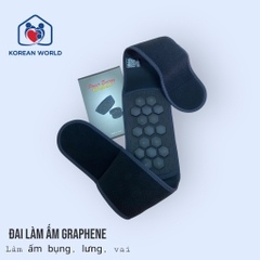 ĐAI LÀM ẤM GRAPHENE CHO LƯNG VÀ BỤNG, VAI