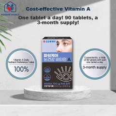 Kolon PowerCare Eye Health Vitamin A 1 Hộp (30T * 3) (3 tháng)