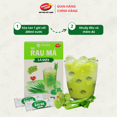 Hộp bột Rau má lá dứa (3g x 14 gói/hộp)