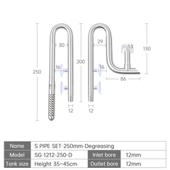 Bộ In Out Inox Week Aqua thiết kế siêu đẹp cho hệ thống lọc thùng