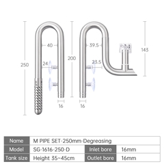 Bộ In Out Inox Week Aqua thiết kế siêu đẹp cho hệ thống lọc thùng