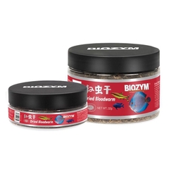 Thức ăn Biozym Dried Bloodworm (Trùng huyết sấy khô) cao cấp cho cá cảnh
