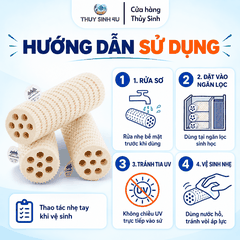 Sứ lọc củ sen Mountain Tree Lotus Root Bacteria House - Kích thước 16x4cm