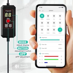 Đèn Rọi Bể Cá Deyao RGB và HBPro 70W - Chỉnh APP Dạng Lọn Nhôm