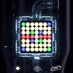 Đèn Lon Aqua LED WRGB ánh sáng đẹp cho bể Biotope