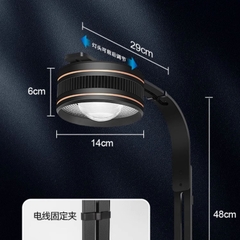 Đèn Lon Aqua LED WRGB ánh sáng đẹp cho bể Biotope