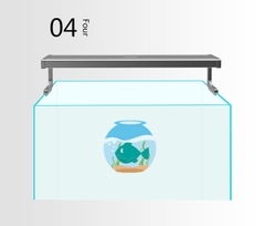 Đèn Netlea RGB - đèn led thủy sinh đánh màu cực đẹp