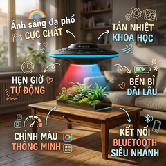 Đèn UFO BAOYU - Chỉnh APP Thông Minh - Đèn LED Bể Cá Thủy Sinh, Biotope (90W)